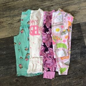 24 Months Girls Pajama Lot